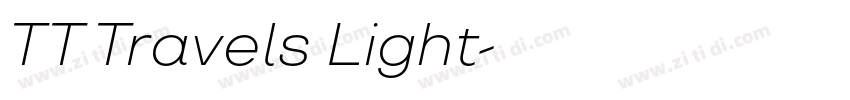 TT Travels Light字体转换
